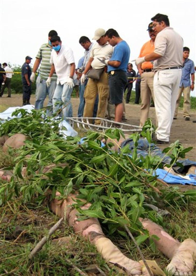 Mexico Bodies Ashore