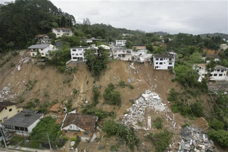 APTOPIX Brazil Flooding