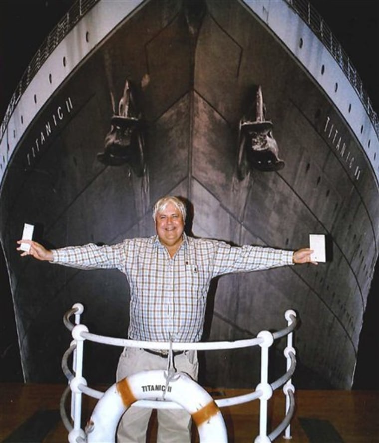 Billionaire promises to build Titanic II by 2016