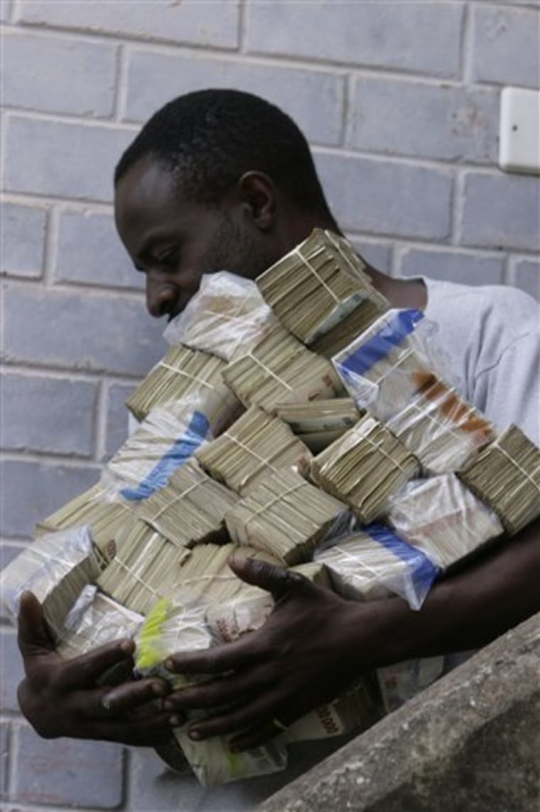In Zimbabwe 1 U S Now Buys 25 Million
