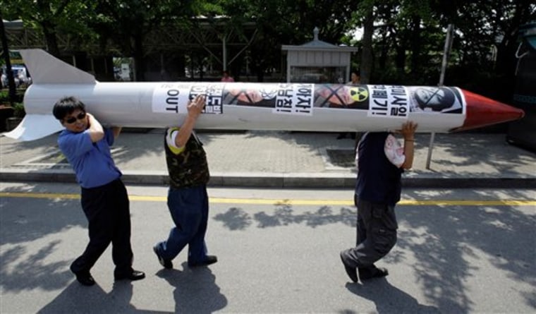 APTOPIX Korea Missile Nuclear