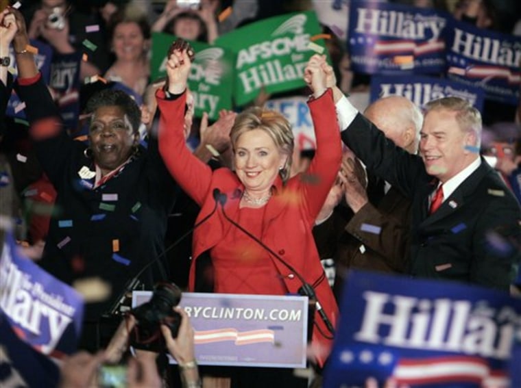 APTOPIX Clinton 2008