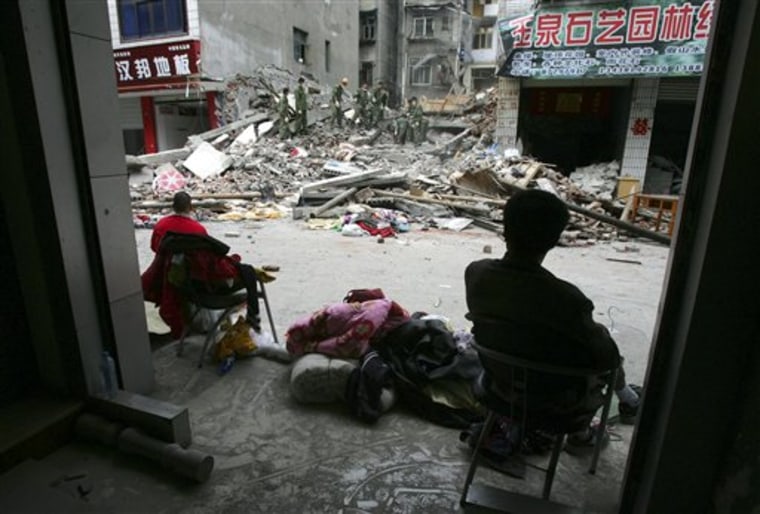 APTOPIX China Earthquake