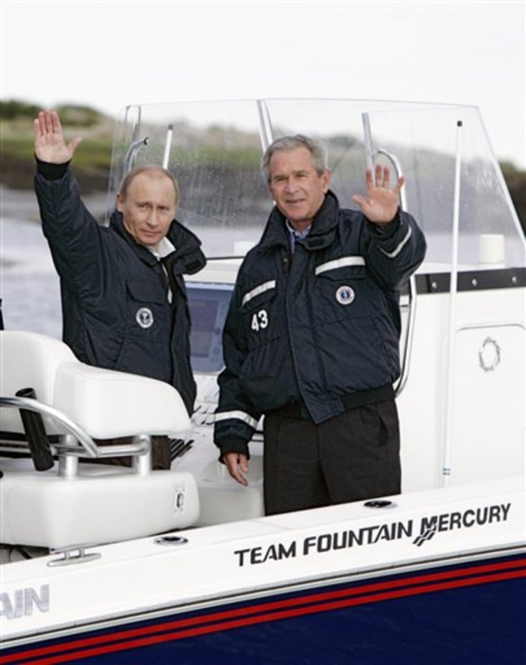 US Russia Bush Putin