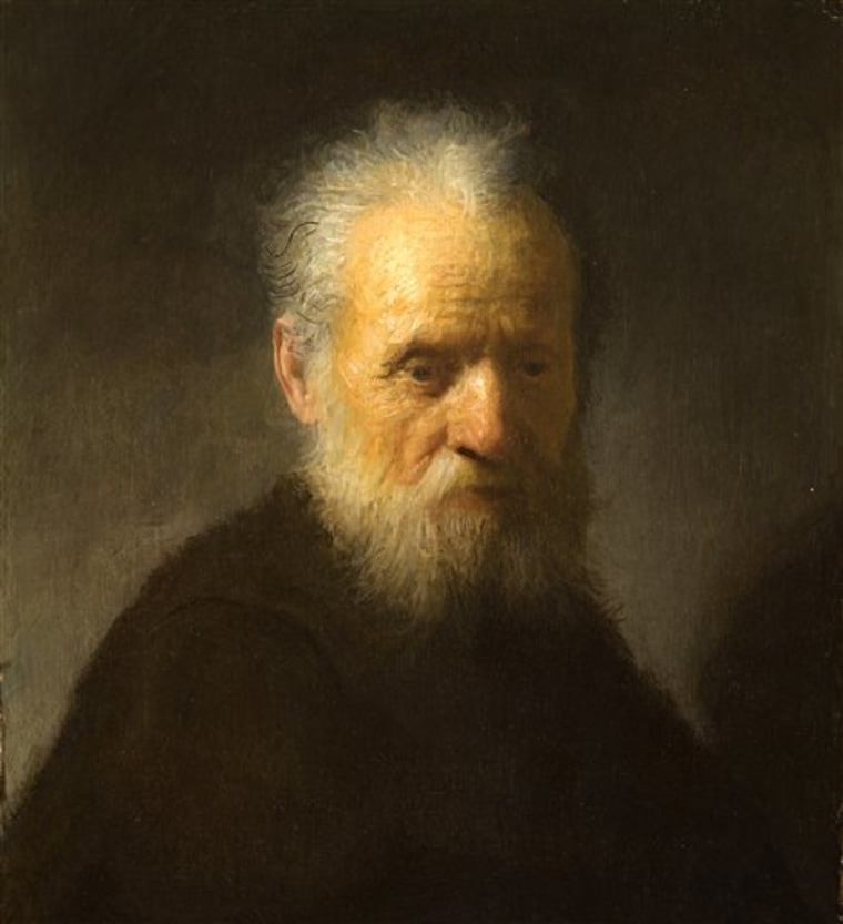 Ernst van de Wetering of the Rembrandt Research Project says this 1630 painting titled "Old Man with Beard," long thought to have been made by one of his students, is actually from the hand of the Dutch master himself. 