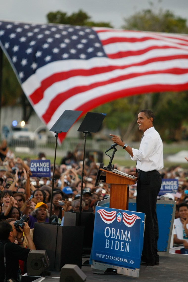 Barack Obama Campaigns Weeks From Election Day