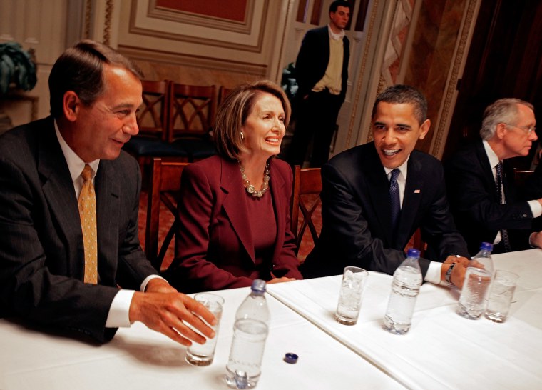 Obama Meets With Congressional Leaders, Economic Advisors In DC