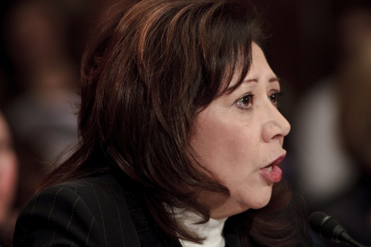 Senate Holds Confirmation Hearing For Solis As Labor Secretary