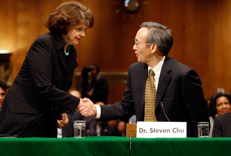 Steven Chu Attends Senate Confirmation Hearing For Energy Secretary