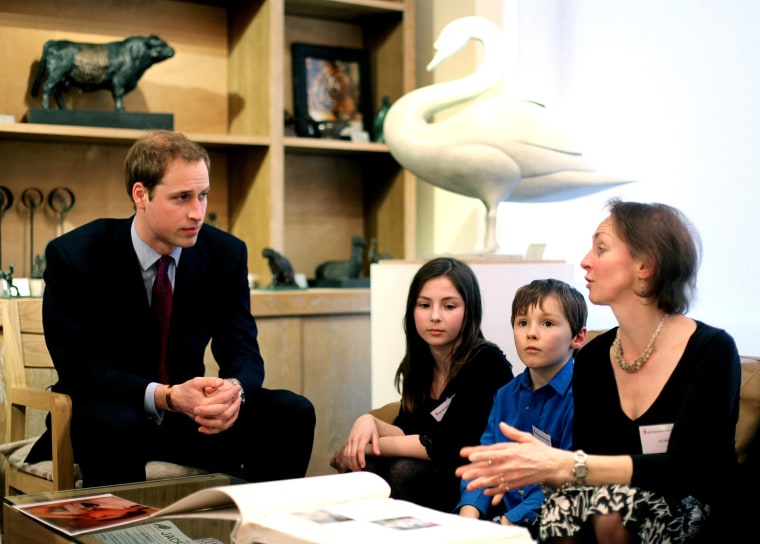Prince William Visits The Child Bereavement Charity