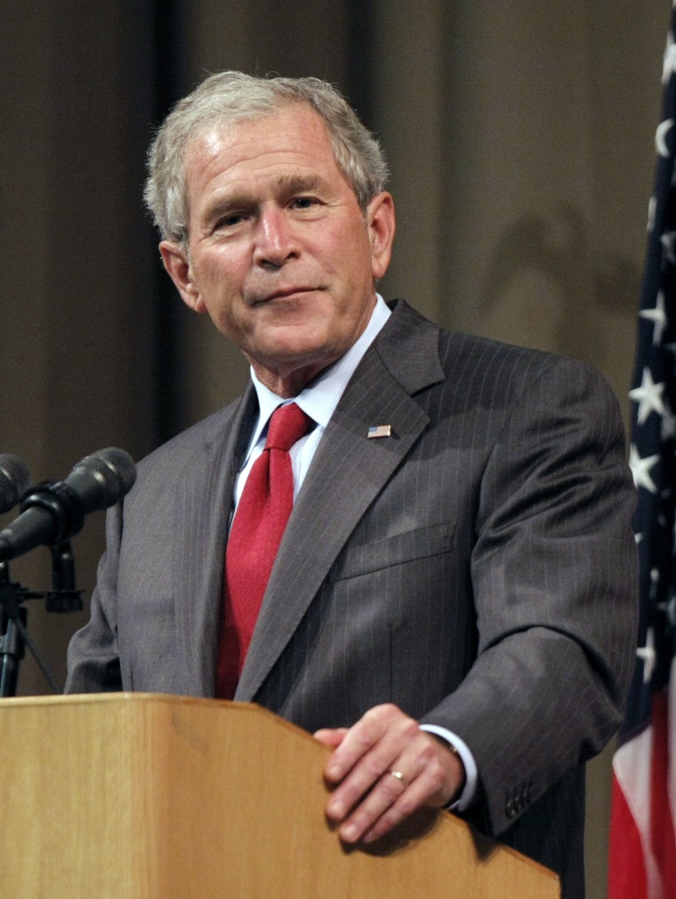 George W. Bush Gives His First Post-Presidency Speech