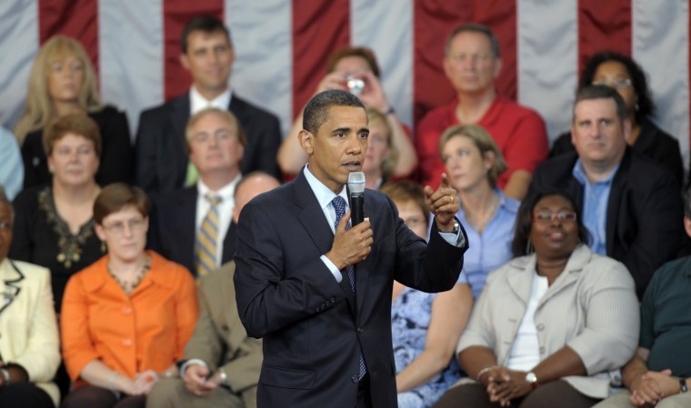 President Obama Holds Town Hall On Health Care In Raleigh, North Carolina