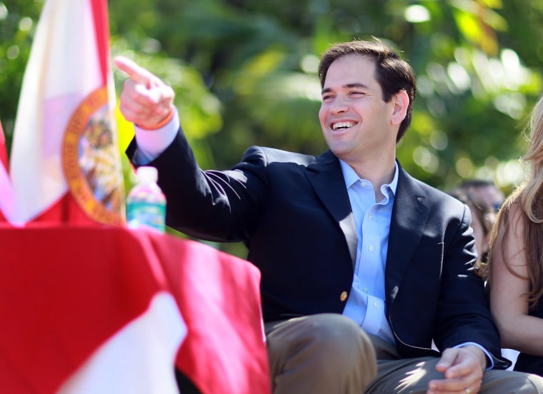 Marco Rubio Holds Campaign Event In Miami