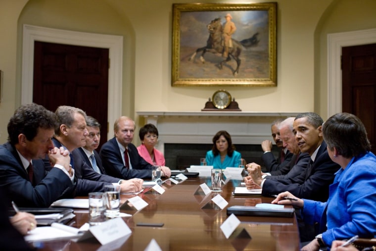 Image: Obama Meets With BP Chairman Carl-Henric Svanberg At White House