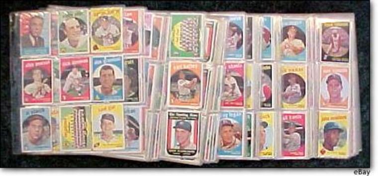 This set of baseball trading cards sold on eBay for $531 more than it otherwise would have if the seller hadn't engaged in apparently illegal phantom bidding.