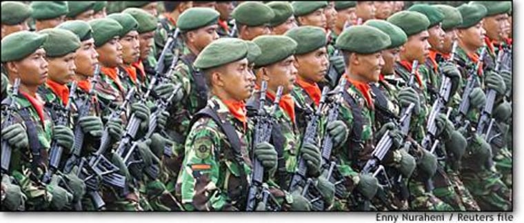 Some critics of Indonesia's military say it undermines the nation's stability more than it supports it.