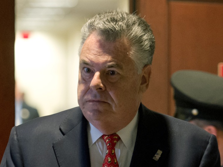 Rep. Peter King (R-N.Y.) said that all options, including raising taxes, were on the table in negotiations to avoid triggering the fiscal cliff. (Photo:AFP Photo/Mladen Antonov/Getty Images)
