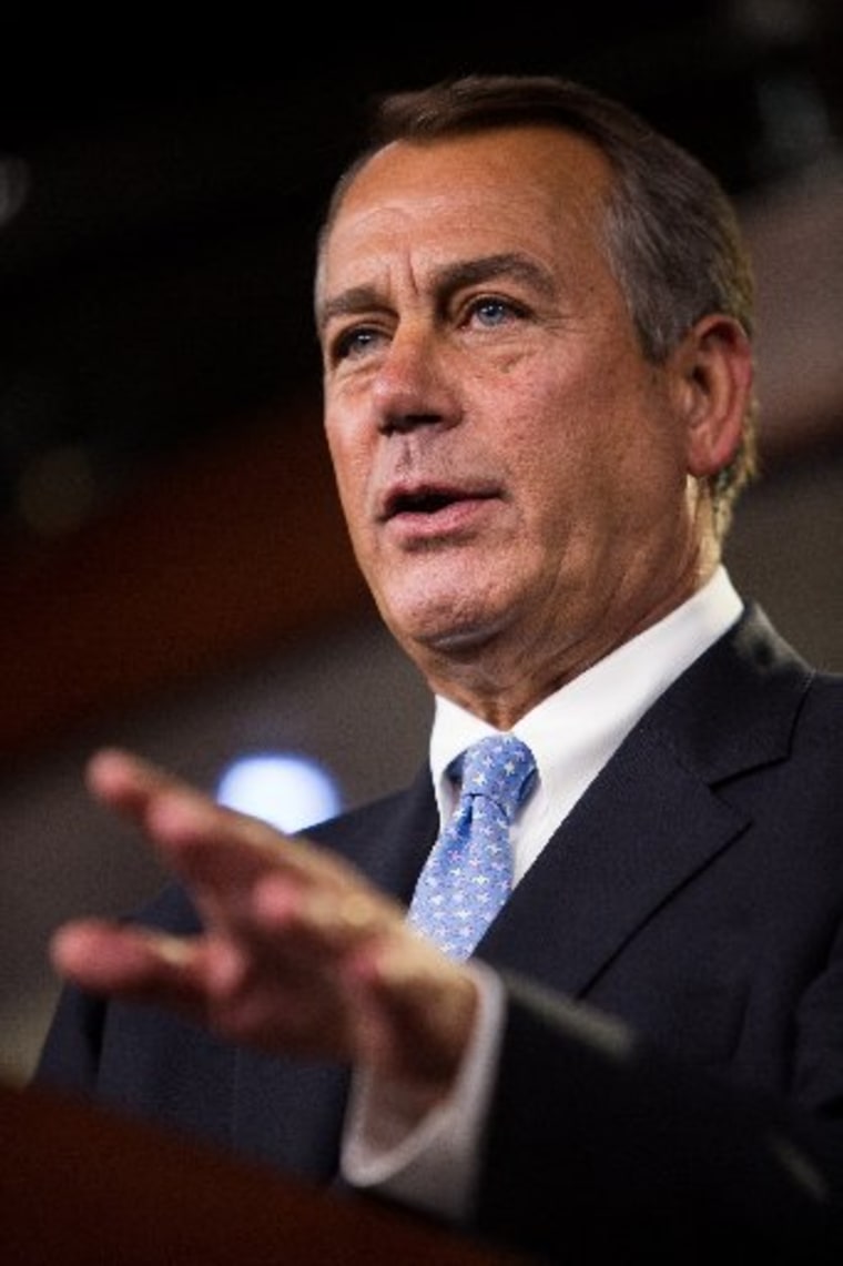 House Speaker Rep. John Boehner (R-OH) during a press conference on November 9, 2012 (Allison Shelley/Getty Images)
