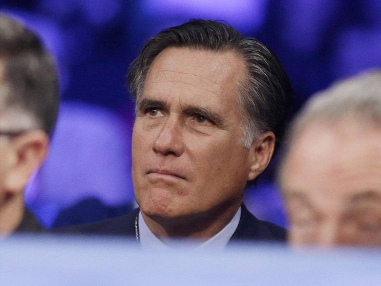 Republican presidential candidate Mitt Romney prepared for a transition that did not occur. (AP Photo/Julie Jacobson)