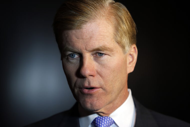 Virginia Gov. Bob McDonnell talks with the media after a meeting of the Governor's Advisory Council on Revenue Estimates at the Patrick Henry Building in Richmond, Va. (Photo by Bob Brown/AP Photo/Richmond Times-Dispatch)