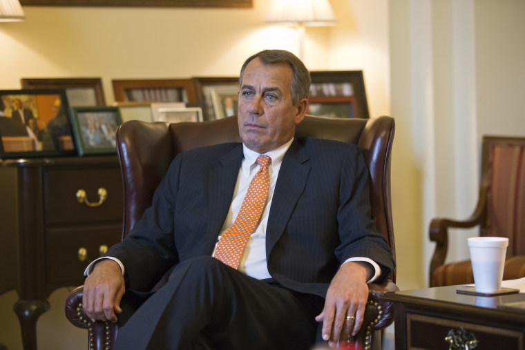 Speaker Boehner's sequester strategy may be backfiring. (AP Photo/J. Scott Applewhite)
