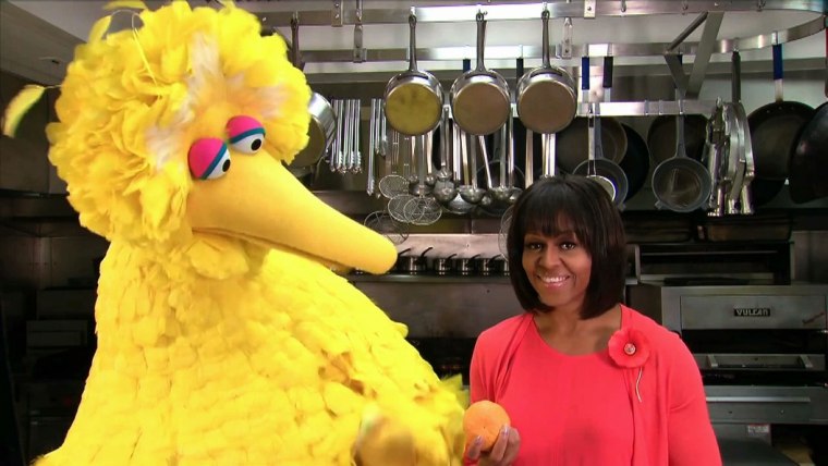 Michelle Obama Big Bird