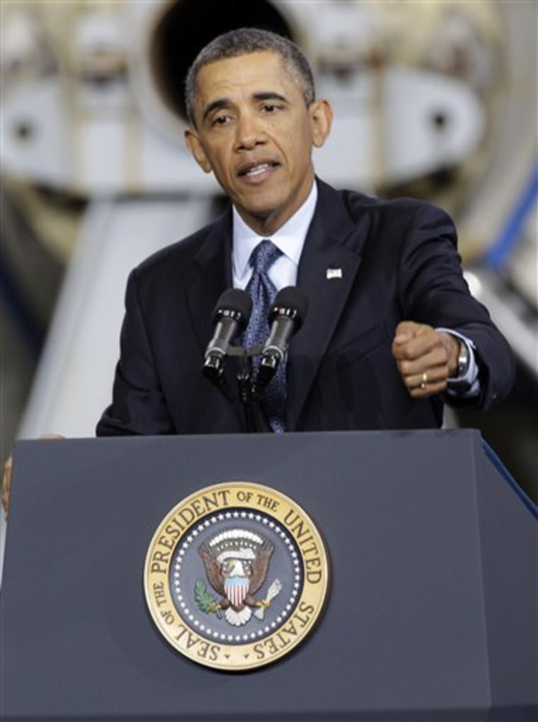 Polls show President Obama's \"bully pulpit\" strategy is working on sequestration, guns.  (AP Photo/Steve Helber)