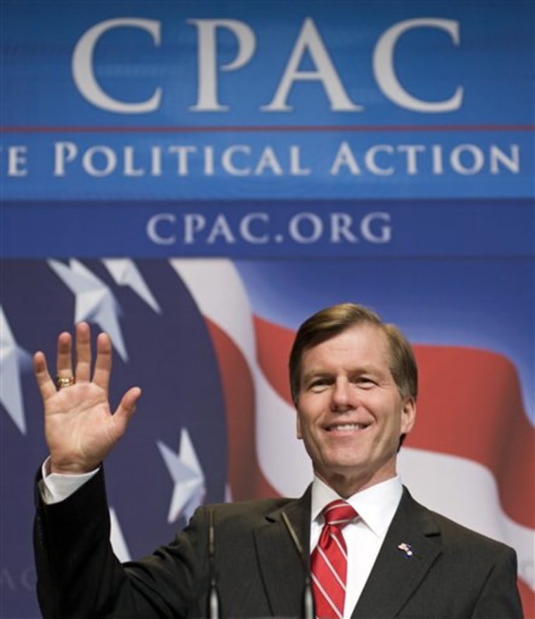 VA Gov Bob McDonnell, seen here at CPAC in 2010, was an invitee as recent as last year. (AP Photo/Cliff Owen)