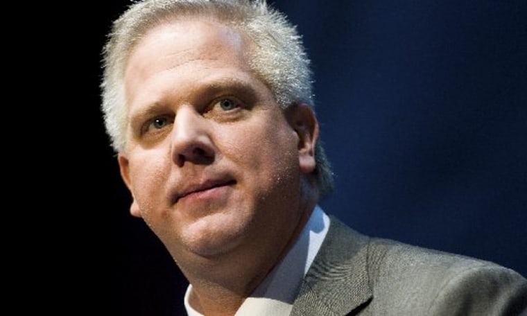 File Photo: Former Fox News host Glenn Beck speaks during the National Rifle Association's 139th annual meeting in Charlotte, North Carolina in this May 15, 2010 file photo. (Photo by: Reuters /Chris Keane)