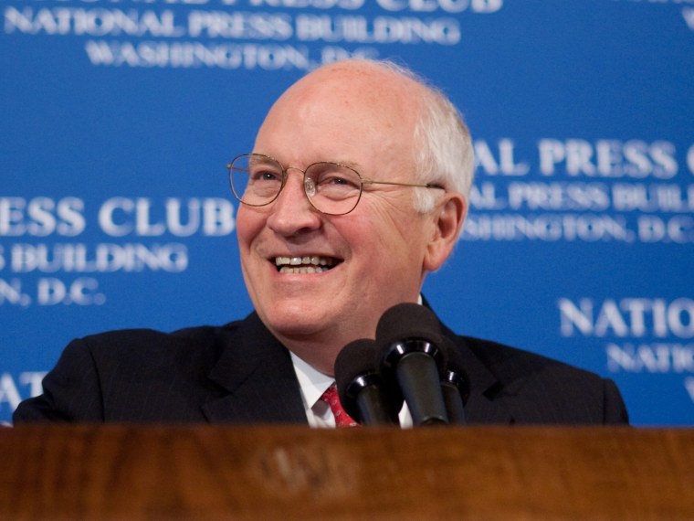 File Photo: Former Vice President Dick Cheney speaks at the Gerald R. Ford Foundation's annual Journalism Awards on June 1, 2009 in Washington, DC. (Photo by Brendan Hoffman/Getty Images, File)