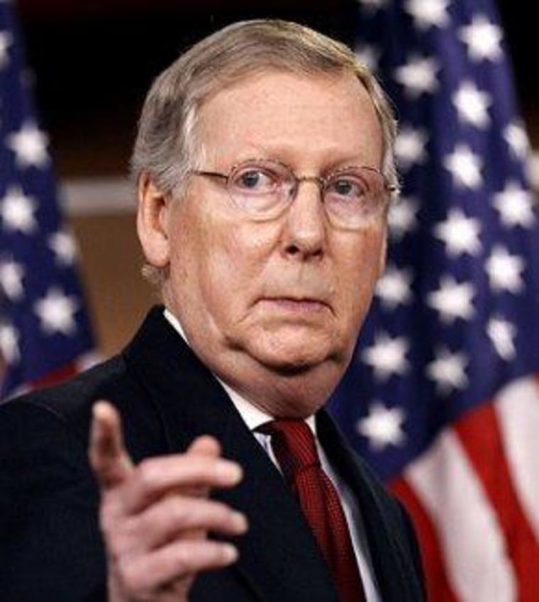 McConnell condemns Obama for thinking like McConnell