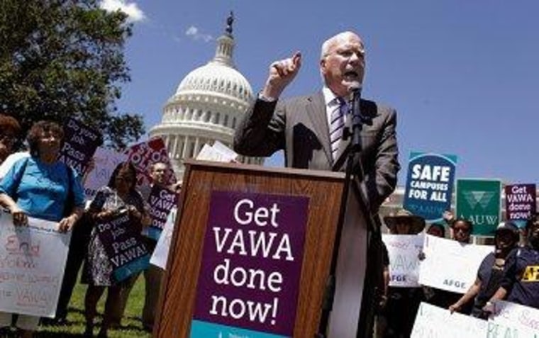 Sen. Pat Leahy (D-Vt.) is one of the lead sponsors of VAWA in the Senate.