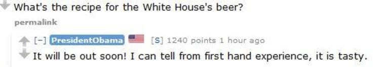 President Obama takes questions on reddit