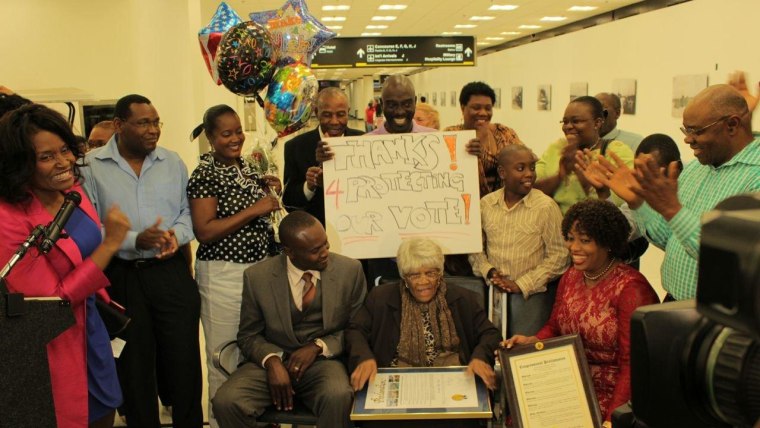 Pics: Welcome home, Desiline Victor