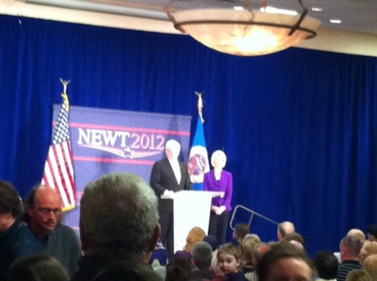 Newt Gingrich speaking.