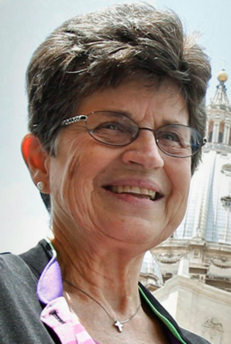 Sister Pat Farrell, president of the Leadership Conference of Women Religious.