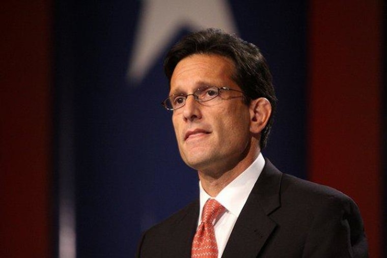 Eric Cantor, plus ca change