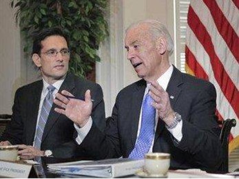 House Majority Leader Eric Cantor negotiated with Vice President Biden on the fate of the Violence Against Women Act.