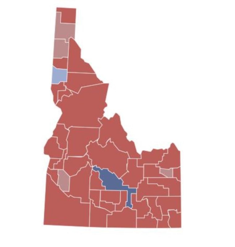 Just another blue dot in Idaho