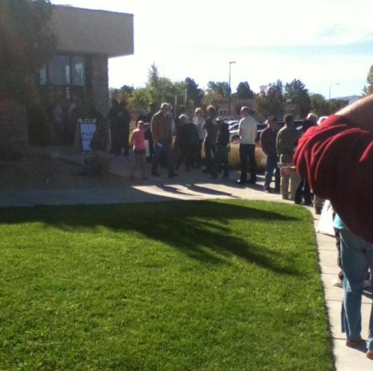 Pic: Early voting in Fernley, Nevada