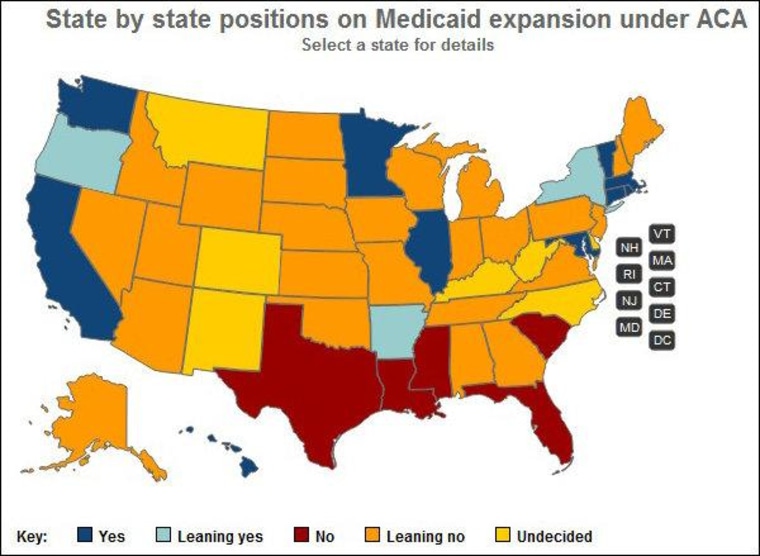 Who will get on board with the Medicaid expansion?