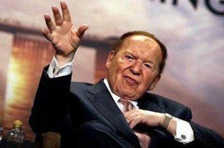 Adelson's alleged 'prostitution strategy'