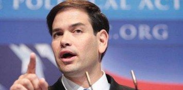 Rubio to take his watered-down bill and go home