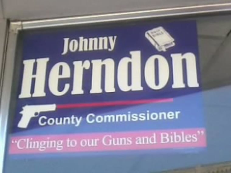 Seen in Colorado: The 'guns and Bibles' candidate