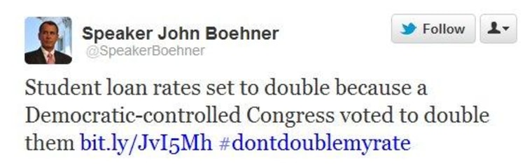 The problem with Boehner's logic
