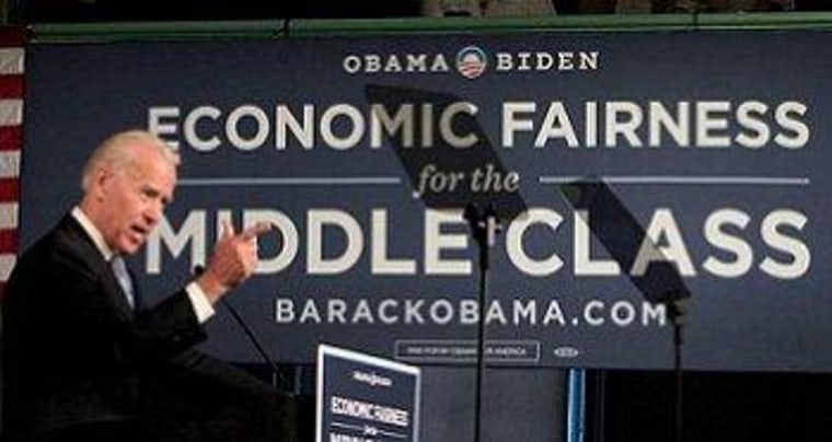Vice President Biden touts the Buffett Rule in Exeter, N.H.