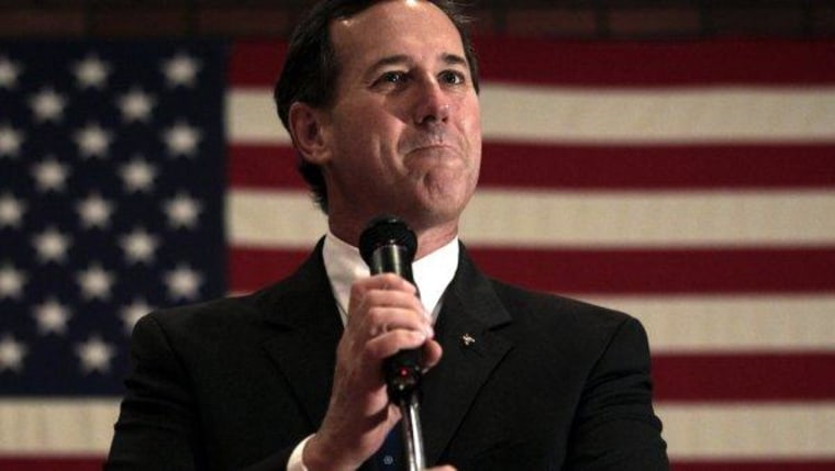 Santorum stands down