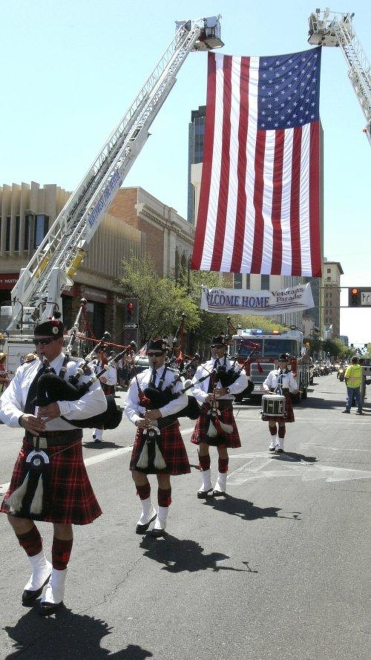 Welcome home, veterans! Love, Tucson