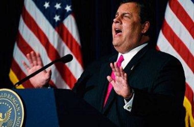Christie backs ALEC agenda in New Jersey