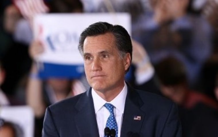 By some measures, Romney's the candidate who set his hair on fire.